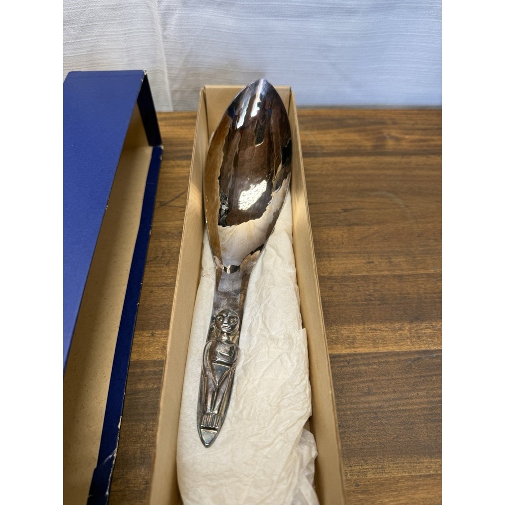 Vintage Acme Silverplate D'Sonoqua Northwest Coast Indian Ladle w/ Box